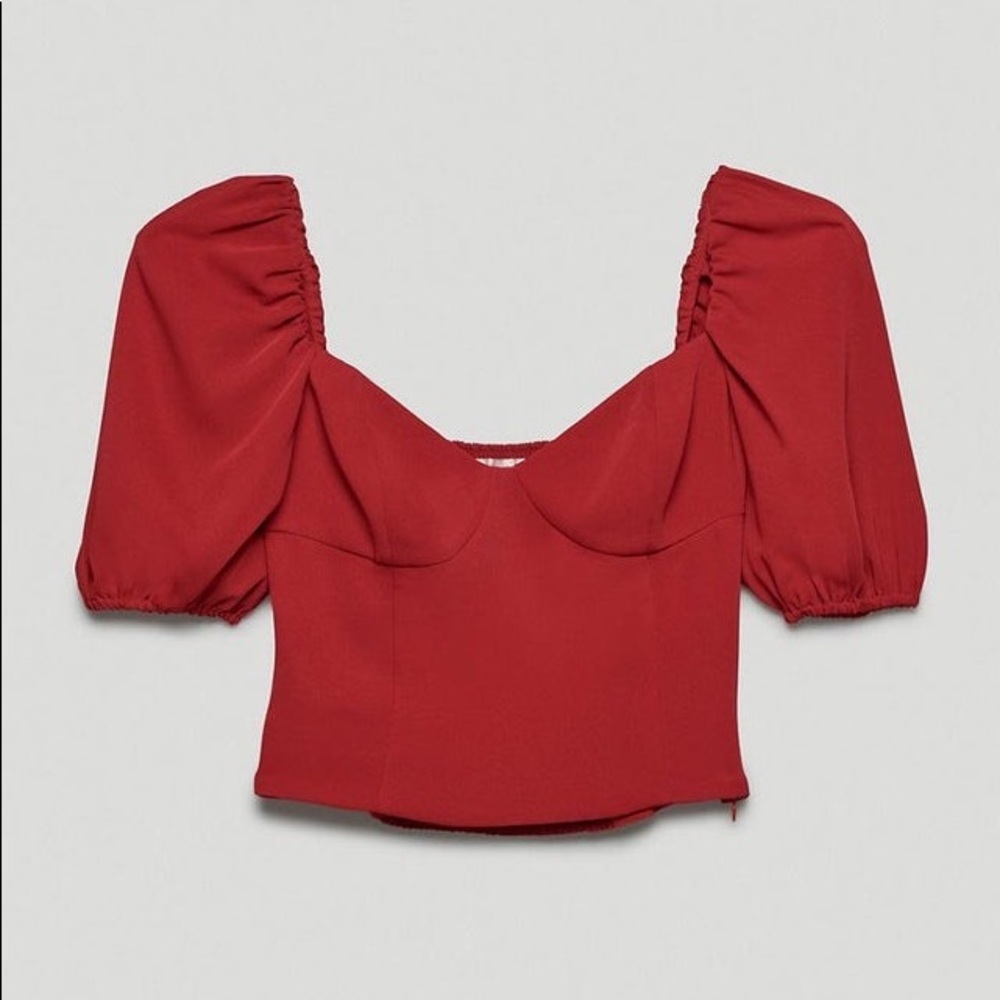 Wilfred Red Novella Blouse